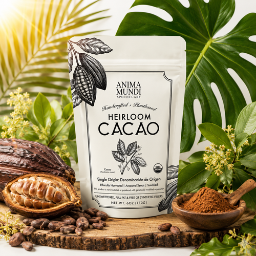 Anima Mundi Apothecary - Heirloom Cacao Ancestral Seeds 6oz