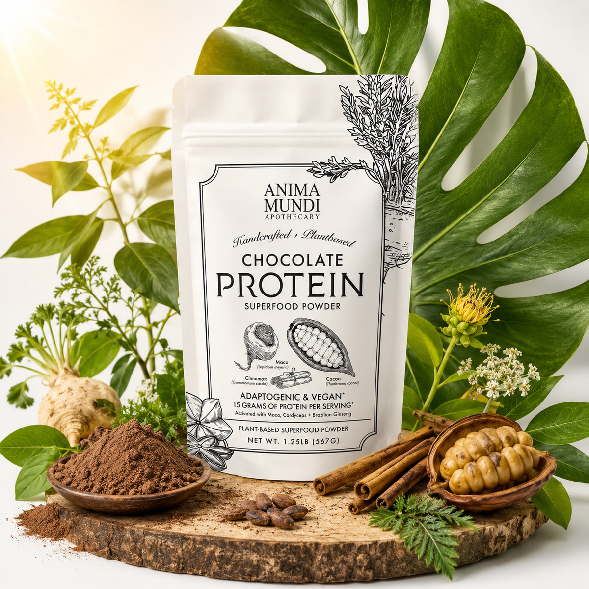 Anima Mundi Apothecary - Protein Powder Superfood Chocolate 1.25lbs