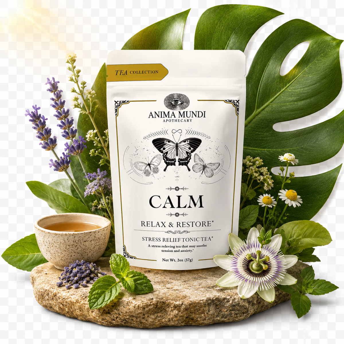 Anima Mundi Apothecary - Tonic Tea Revitalizing Calm 2oz