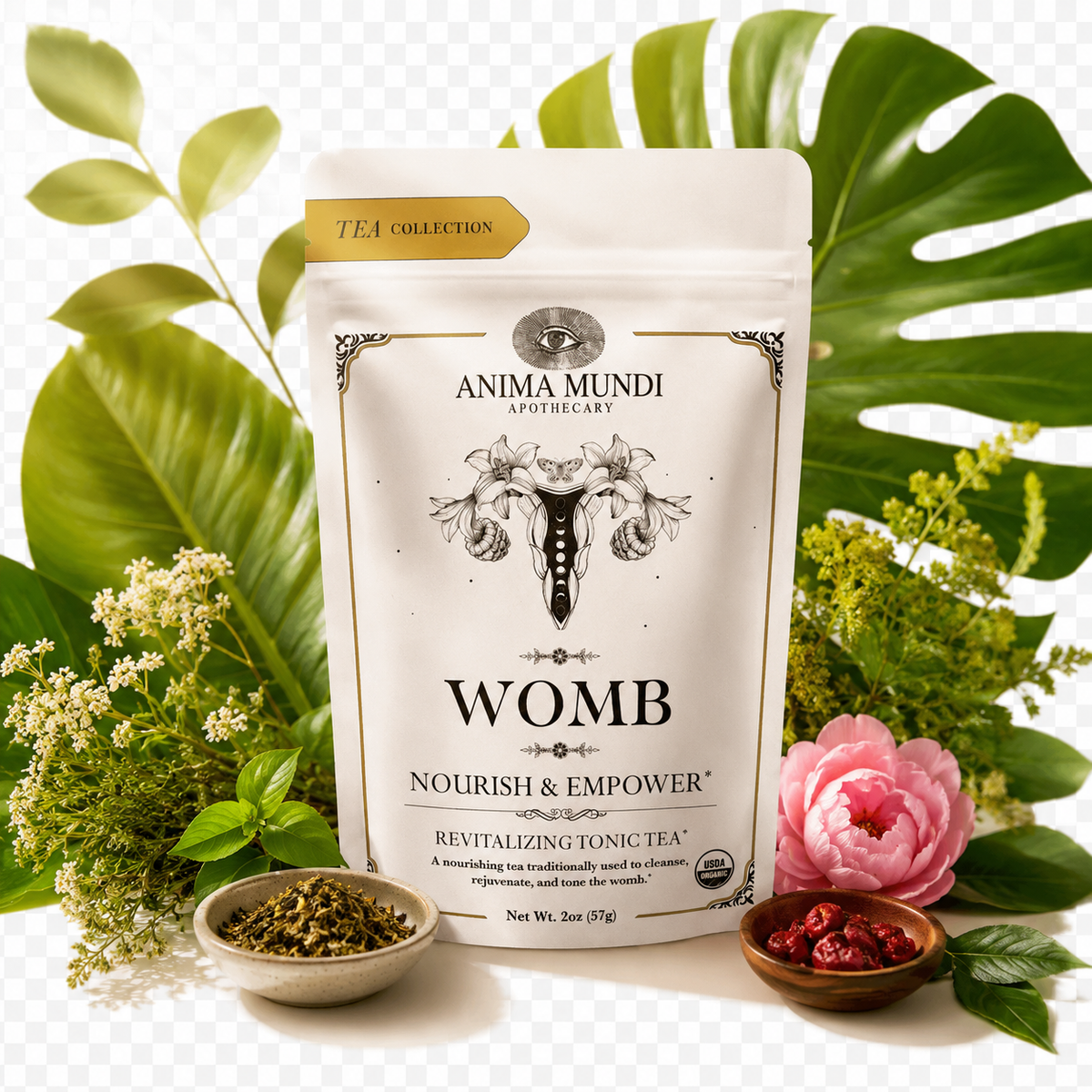 Anima Mundi Apothecary - Tonic Tea Revitalizing Womb 2oz