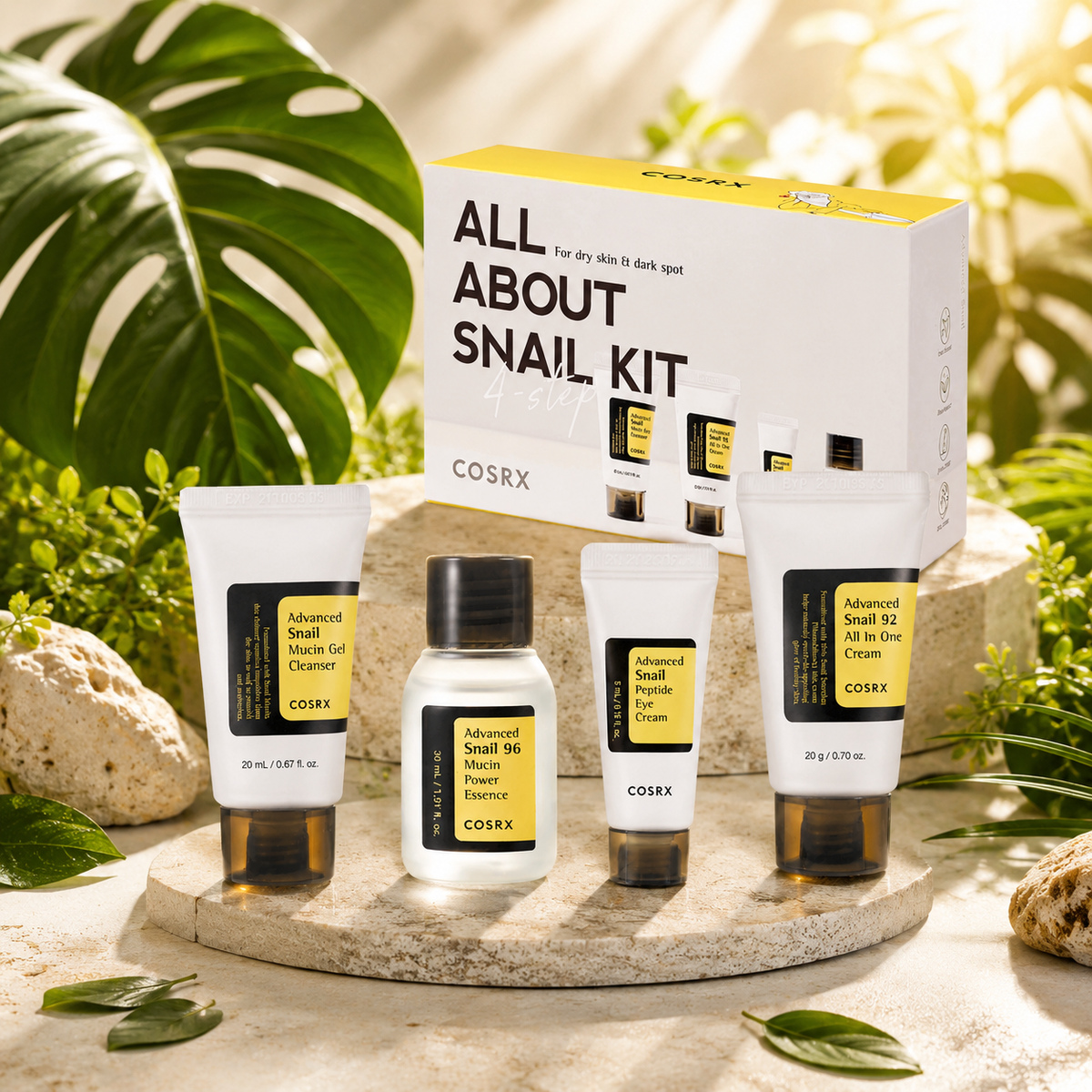 Cosrx - Skin Care All About Snail 4-step Kit