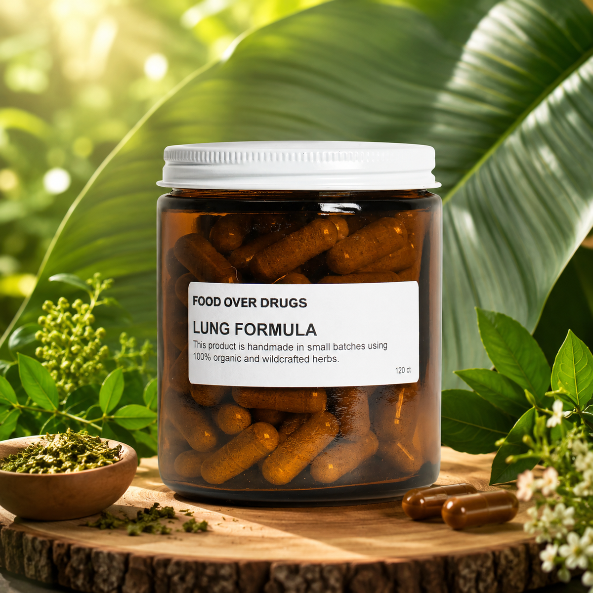 Food Over Drugs - Supplement Capsules Lung Formula 60ct