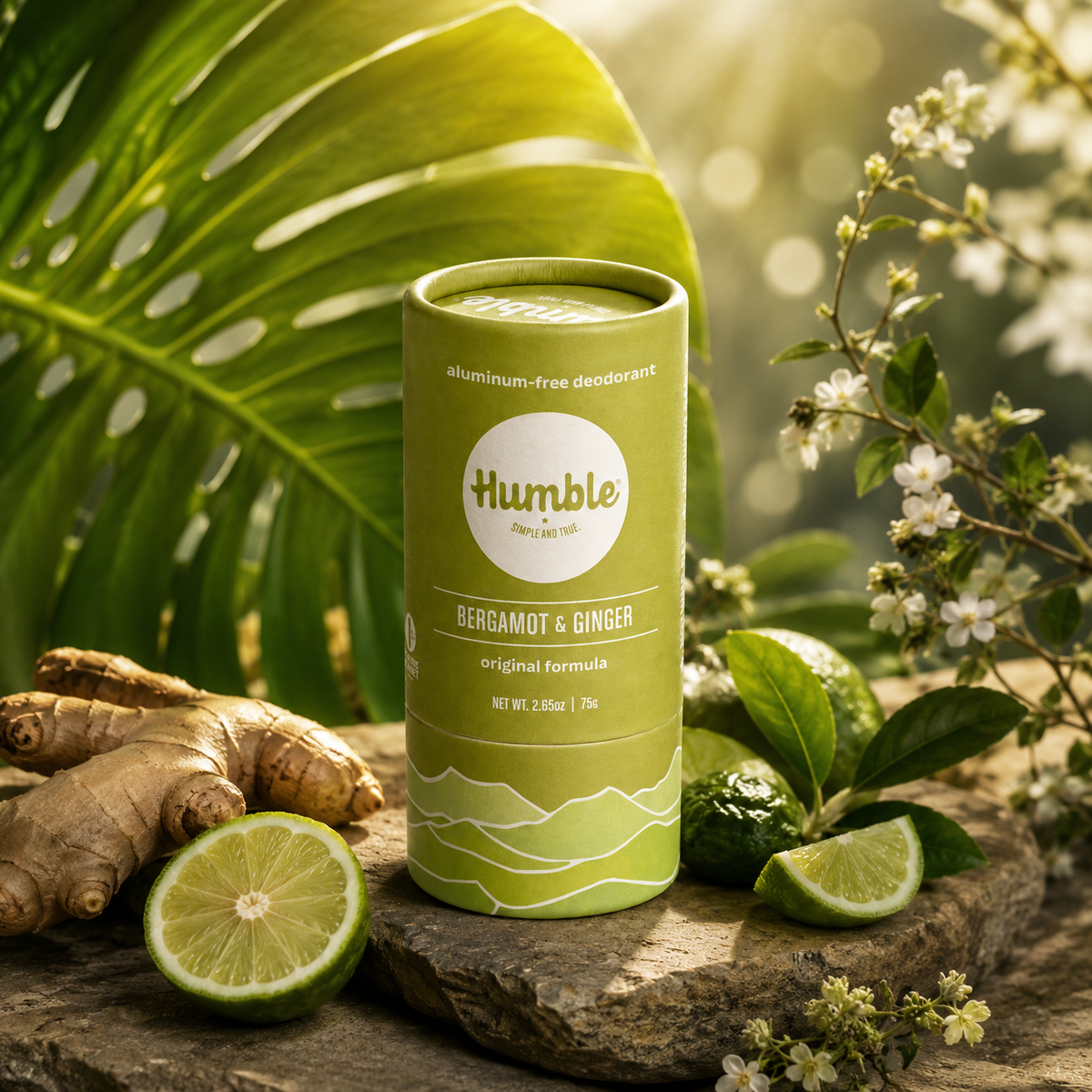 Humble - Deodorant Original Formula Organic Bergamot & Ginger 2.65oz