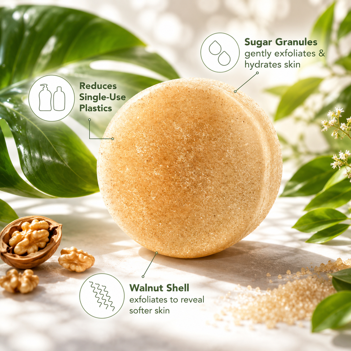 Kitsch - Solid Body Scrub Sugar 4oz