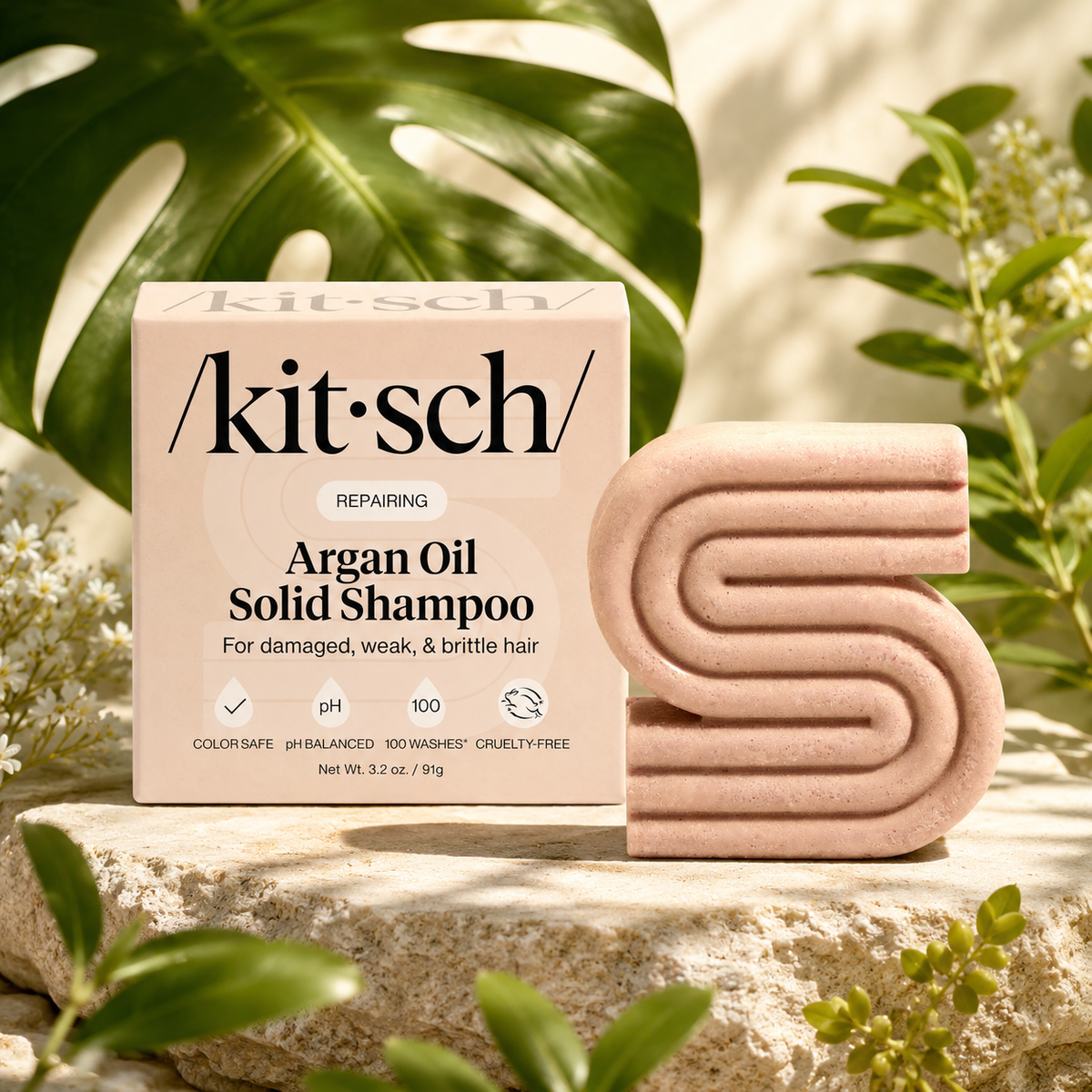 Kitsch - Solid Shampoo Argan Oil 3.2oz