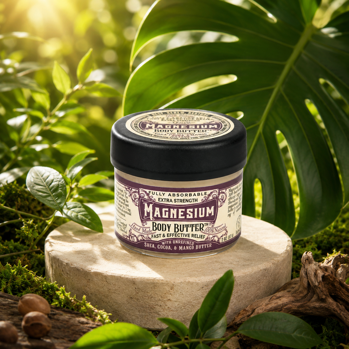 Roots and Leaves - Magnesium Body Butter 2oz