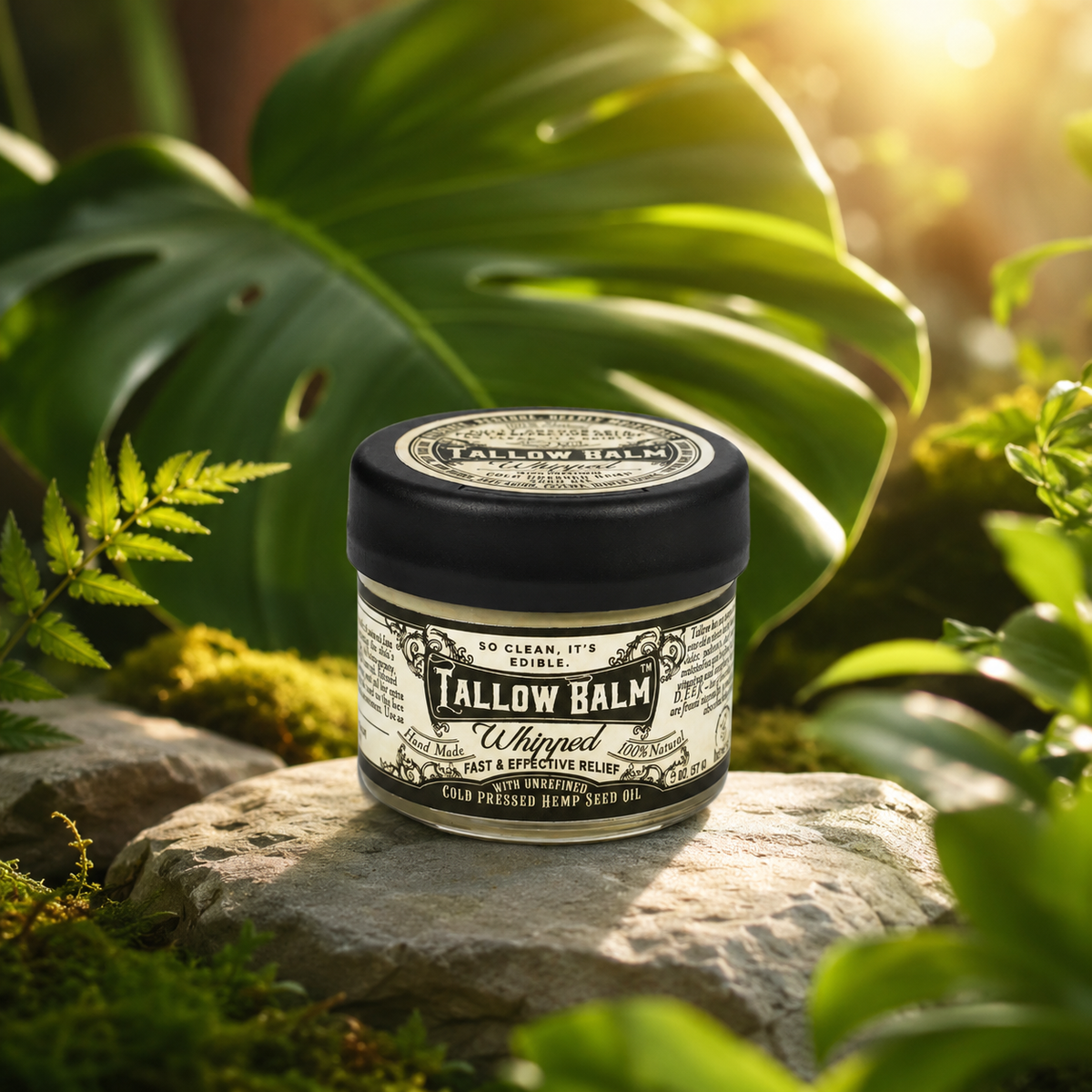 Roots and Leaves - Tallow Balm Whipped w/ Hemp Seed Oil 2oz